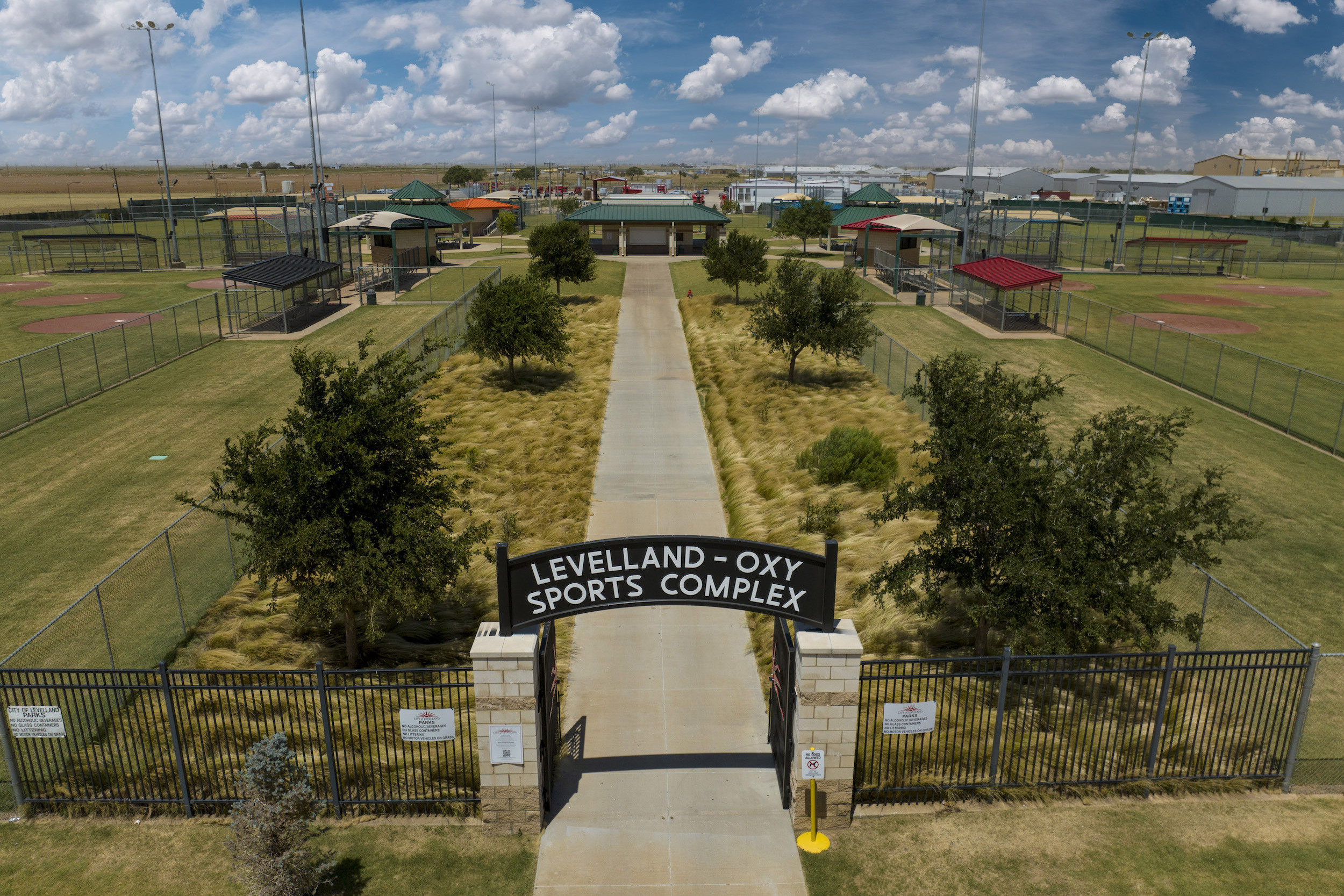 levelland Oxy Sports Complex Entrance